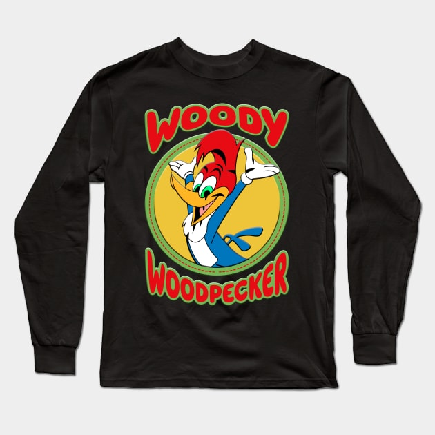 WOODY WOODPECKER BOOT Long Sleeve T-Shirt by hackercyberattackactivity